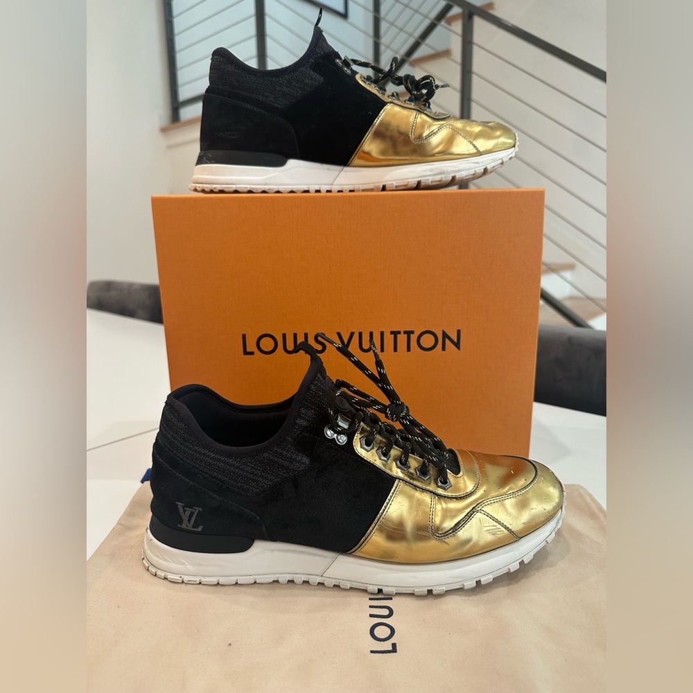Louis Vuitton suede  athletic sneakers - fit like 9.5